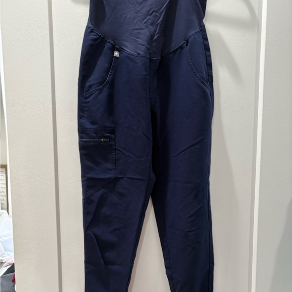 Figs Pants - Figs Navy Maternity jogger scrub pants